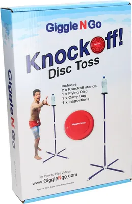Produktbild von Frisbee-Spiel für draußen - Knock Off Frisbee Spiel - buntes Spielzeug