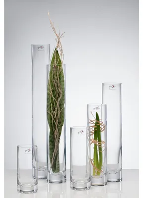 Produktbild von 6er Set Glasvasen, Blumenvase SOLIFLEUR H. 12cm D. 6cm rund Sandra Rich