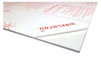 Produktbild von UV-transparente Polycarbonatplatte Exolon/Makrolon (4,0 mm, 1510 x 680 mm)