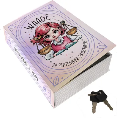 Produktbild von Mein Sternzeichen Booksafe L - Waage