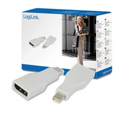 Image de Adaptateur LogiLink, Mini DisplayPort mâle - DisplayPort