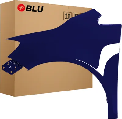 Zdjęcie produktu dla BLU Błotnik pasujący do VW Volkswagen Golf V+ / Golf 5 PLUS LA5G Lewy Niebieski PerlBlau | 2005-2009 | Przedni Przód | Lakierowany | Gotowy do montażu  | Stal