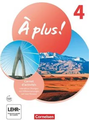 Produktbild von À plus ! 1. und 2. Fremdsprache. Band 4 - Carnet d'activités mit interaktiven Übungen