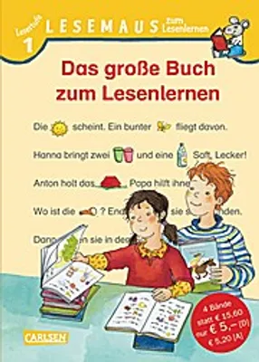 Produktbild von Das große Buch zum Lesenlernen