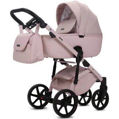 Produktbild von Knirpsenland Lifetime 2.0 Kombi Kinderwagen mit Babywanne und Sportwagenaufsatz 2in1 Rosa