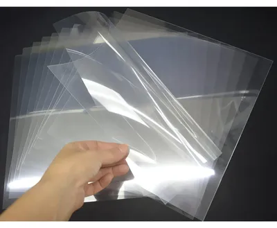 12er-Pack Schablonenfolie 30,5x30,5 cm 5 mil transparent PET für Schneideplotter