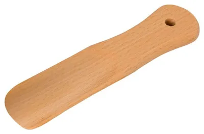 Produktbild von Schuhlöffel Schuhanzieher Holz geölte Buche 15,5 cm