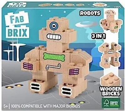 Produktbild von FabBrix Holzbausteine aus Buche  Meerestiere