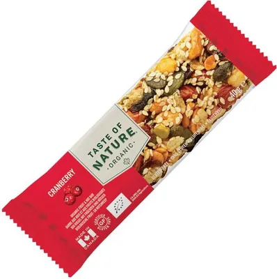Produktbild von Taste of Nature Organic Cranberry 40g