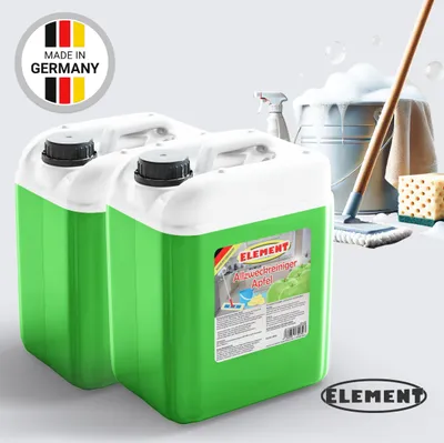 Produktbild von Element Allzweckreiniger Apfel I 20 Liter I Combo I Konzentrat I Bodenreiniger I Universalreiniger I Kraftreiniger I Oberflächenreiniger