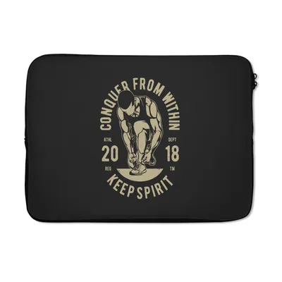 Produktbild von MuchoWow® Laptop Hülle 13 Zoll Sport - Zitate - Jahrgang Laptoptasche - Laptophülle - Sleeve - Rundumschutz
