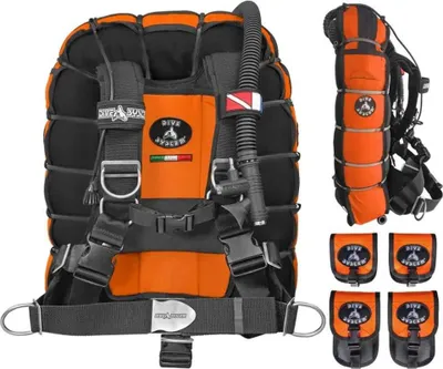 Produktbild von Dive System Fly Tech Flügel Orange L Herren,Damen Orange L
