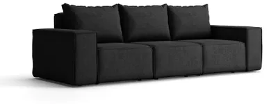 Image de Canapé de jardin Garden, 3 places, tissu Article 231, noir (01)
