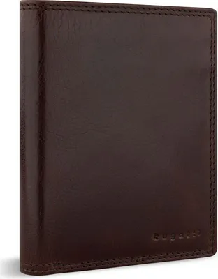 Immagine prodotto di bugatti Pelle portafoglio Savona Upright Wallet With Flap 8CC Brown marrone scuro