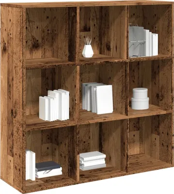 Immagine prodotto di Maison Exclusive - Libreria effetto legno antico 98x29x97,5 cm