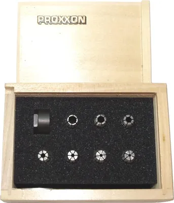 Image de Proxxon Satz Mehrbereichs Spannzangen Typ ER 11 für Proxxon Drehmaschine FD150/e