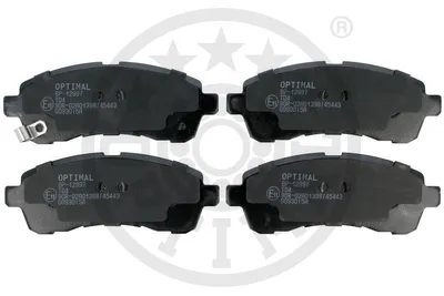 Produktbild von OPTIMAL Bremsbeläge Satz Vorne Bremsklötze für MAZDA 2 Schrägheck (DE, DH3) BP-12997