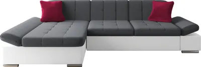 Produktbild von MIRJAN24 Ecksofa Montana mit Regulierbare Armlehnen, L-Form Sofa vom Hersteller (Soft 017 + Kronos 22 + Kronos 02, Seite: Links)