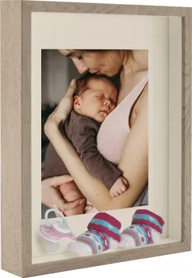 Obrázek produktu pro BD ART 28x35 20x25 passepartout obrazový rám 3D k vyplnění objektu rám Rám pro objekty se sklem Dubové lanýže