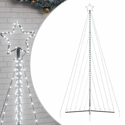Zdjęcie produktu dla vidaXL Choinka LED 570 diod LED zimna biel 399 cm