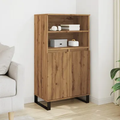 Produktbild von vidaXL Highboard Artisan-Eiche 60x36x110 cm Holzwerkstoff