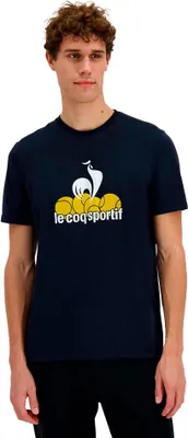Image de T-shirt manches courtes Le Coq Sportif Tennis Graphique 25, couleur bleu, taille L, pour homme