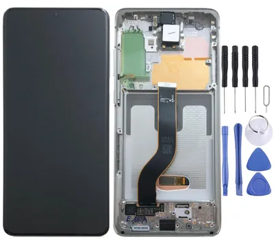 Obrázek produktu pro Samsung LCD displej kompletní jednotka pro Galaxy S20 Plus 5G G986 GH82-22134B White