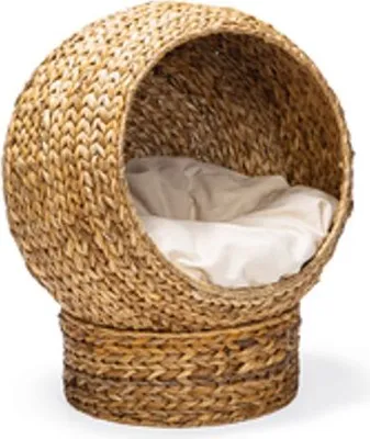 Produktbild von Karlie Banana Leaf Schlafhöhle - Kratzhöhlen - Bananenblätter - Beige - 53x53x61 cm