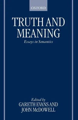 Produktbild von Truth and Meaning