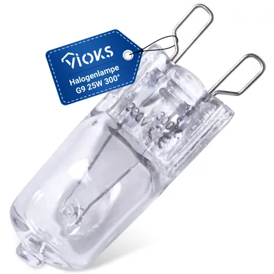 Produktbild von Halogenlampe passend wie Siemens 10004812 G9 25W 230V max. 200°C für Küchegeräte