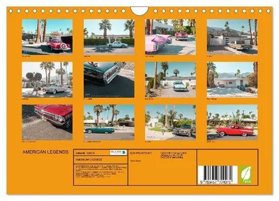 Produktbild von AMERICAN LEGENDS (Wandkalender 2026 DIN A4 quer), CALVENDO Monatskalender