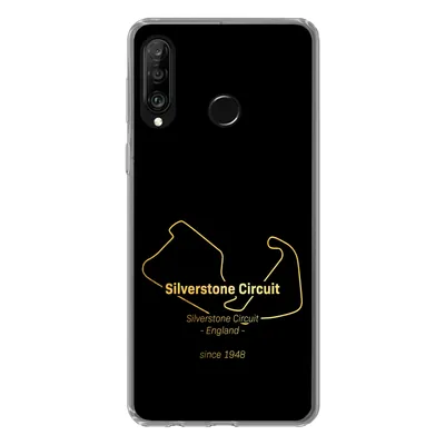 Produktbild von MuchoWow® Handyhülle Schutzhülle Hülle für Huawei P30 Lite Formel 1 - Rennstrecke - Silverstone Silikon Softcase Handy Hülle - Handyhülle
