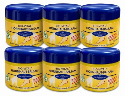 Produktbild von BIO-VITAL Hornhaut-Balsam Aloe-Vera Fusscreme 125 ml (6 Pack)
