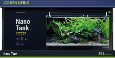 Produktbild von Dennerle Nano Tank Complete, 60 Liter - 60 x 35 x 30 cm - Nano Aquascaping Aquarium