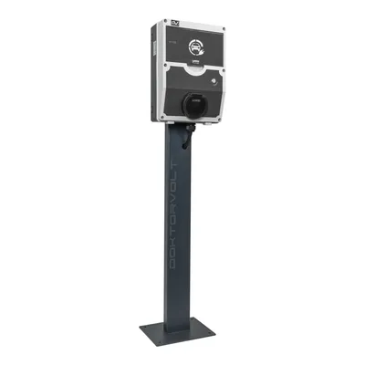 Produktbild von WALLBOX 11 kW Typ 2 + Stahlsäule Ladestation für Elektrofahrzeuge DOKTORVOLT