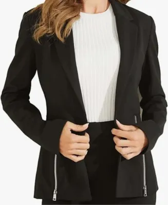 Productafbeelding van GUESS damesblazer in zwart - Stijlvol design voor elke gelegenheid
