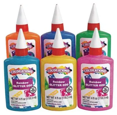 Zdjęcie produktu dla Colorations Tęczowy klej z brokatem – 118 ml