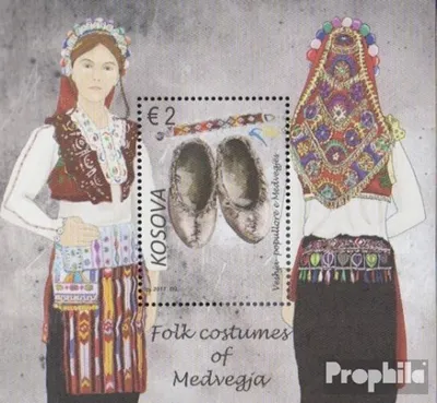 Produktbild von Briefmarken Kosovo 2017 Mi Block44 (kompl.Ausg.) postfrisch Trachten