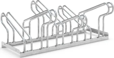 Produktbild von Fahrradständer Bügelparker 2156 | 6 Räder zweiseitig | RA 350mm