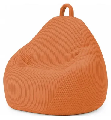 Immagine prodotto di Pouf sacco in velluto a coste BANANAIR 80 x 70 cm terracotta