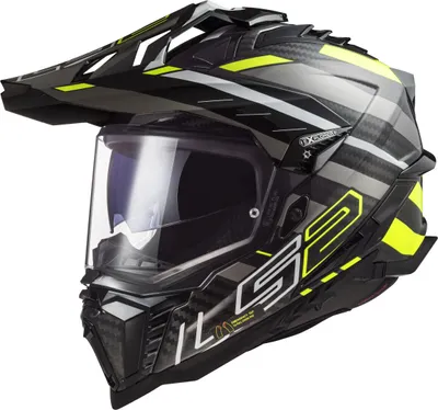 Immagine prodotto di Casco da motocross LS2 MX701 Explorer Carbon Edge, nero/giallo, 2XL (63/64)