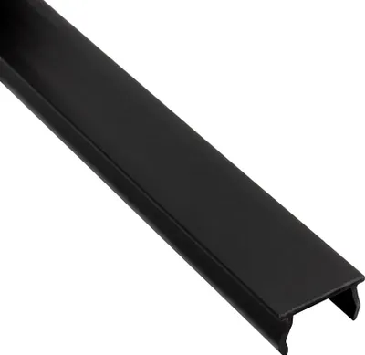 Produktbild von KLAK 45 - Abdeckungen für Alu-Profil Nut 10 - Typ-I - Typ-B - schwarz - 2m - 1 Stück