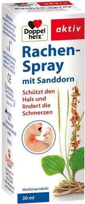 Productafbeelding van Doppelherz Keelspray met duindoorn, 30 ml