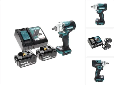 Produktbild von Makita DTW 300 RG Akku Schlagschrauber 18 V 330 Nm 1/2" Brushless + 2x Akku 6,0 Ah + Ladegerät