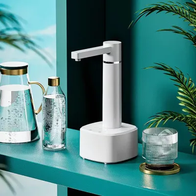 Produktbild von Automatische Wasserpumpe 3-Modi Nutzungsfreundliche 360-Grad-rotierende wiederaufladbare universelle Wasserkrugspender-Weiß