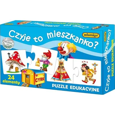 Produktbild von Czyje to mieszkano Puzzle edukacyjne