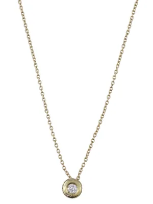 Produktbild von MIAMAR 1128937 Damen Collier 14 Karat (585) Gelbgold Gold weiß 42 cm
