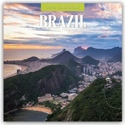 Immagine prodotto di Brazil 2026 Square Wall Calendar – Lingua: Inglese