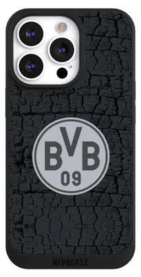 Produktbild von NIVOCASE Handyhülle für Apple iPhone 13 Pro  Hülle NIVOpure Case Schwarz BVB Borussia Dortmund Trikot