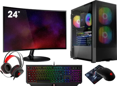 Produktbild von VIST Kit R5 5600 32GB RX VEGA7 SSD 1TB WIFI Win11 24"